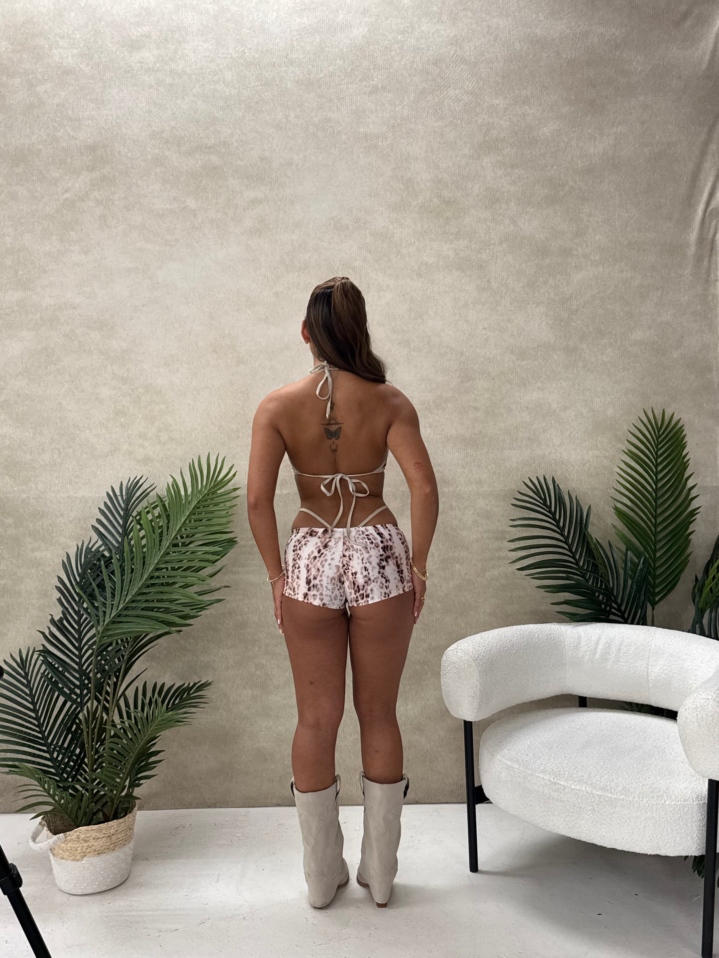 Neutral leopard co-ord