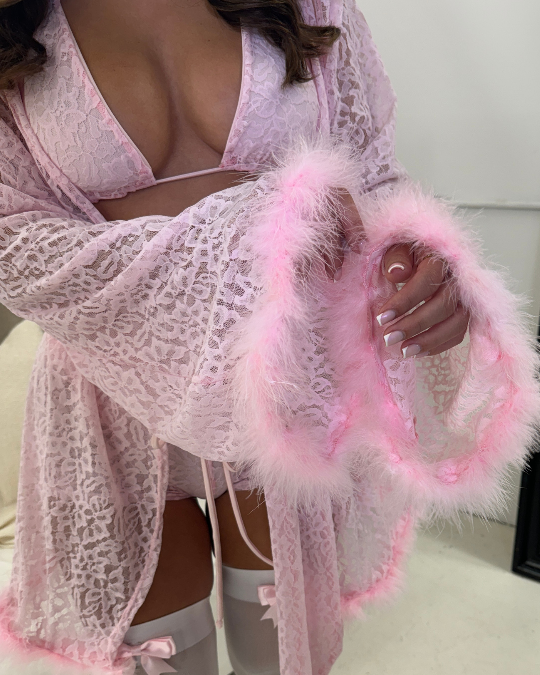 Pink Angel Halloween Costume Set